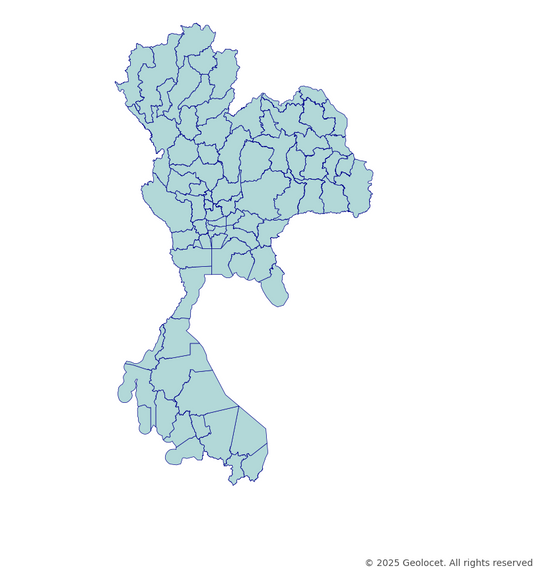 Thailand Administrative Boundaries Data
