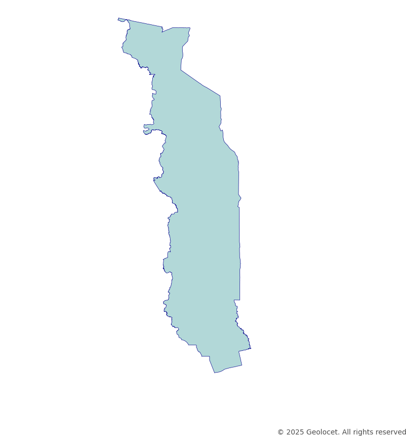 Togo Country-Level Boundary