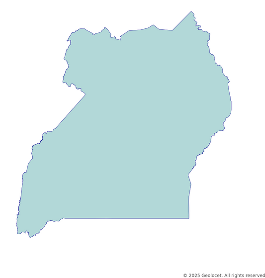 Uganda Country-Level Boundary