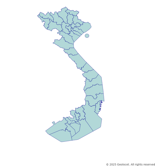 Vietnam Administrative Boundaries Data