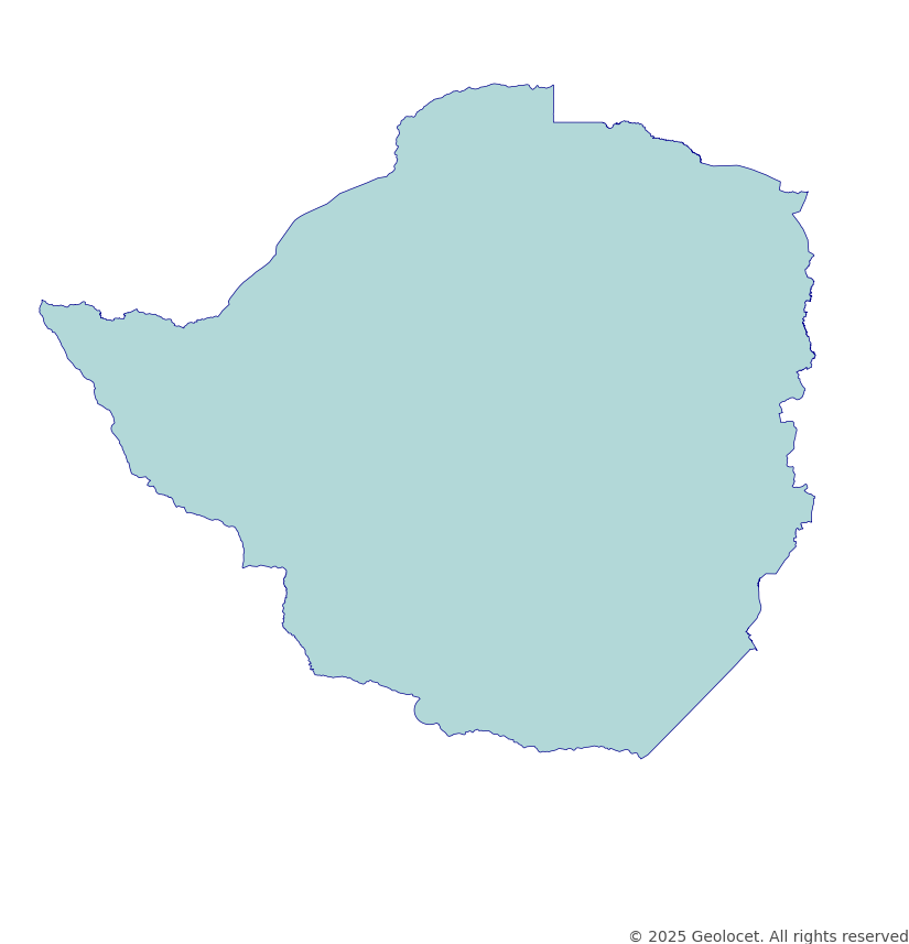 Zimbabwe Country-Level Boundary