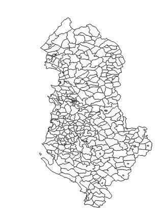 Albania Subdistricts (Njësi bashkiake) Administrative Boundaries Dataset