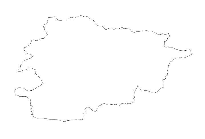 Andorra Country Administrative Boundaries Dataset