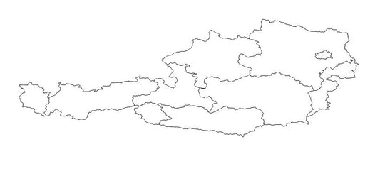 Austria States (Bundesland) Administrative Boundaries Dataset