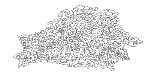 Belarus Soviets of settlement (Сельсавет / cельсовет) Administrative Boundaries Dataset
