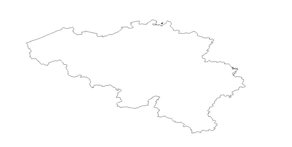 Belgium Country (Pays) Administrative Boundaries Dataset
