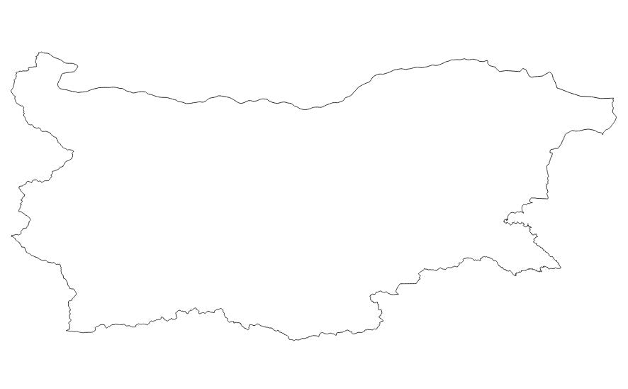Bulgaria Country (Държава) Administrative Boundaries Dataset
