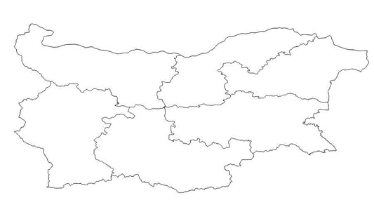 Bulgaria Planning Regions (Райони за планиране) Administrative Boundaries Dataset