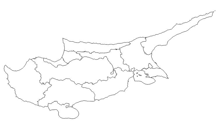 Cyprus Municipalities Administrative Boundaries Dataset