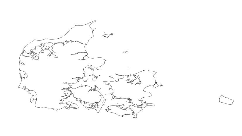 Denmark Country (Land) Administrative Boundaries Dataset