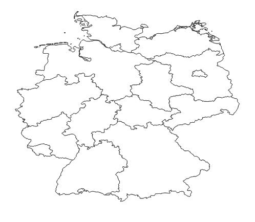 Germany State (Bundesland) Administrative Boundaries Dataset