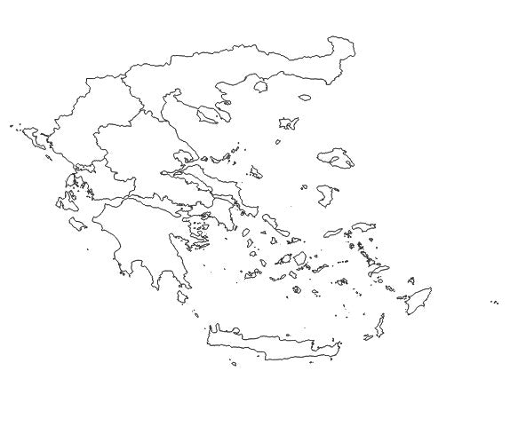 Greece Boundaries of Decentralised Administrations (Αποκεντρωμένων Διοικήσεων) Administrative Boundaries Dataset