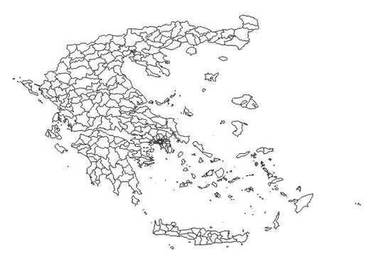 Greece - Administrative boundaries datasets