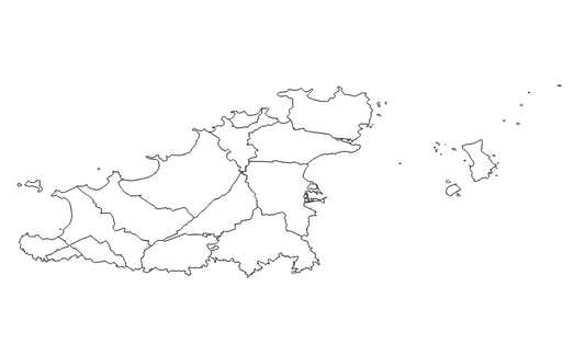 Guernsey Administrative Divisions Boundaries Dataset
