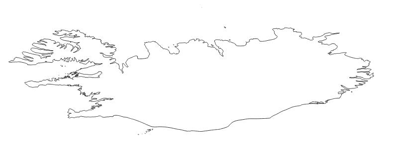 Iceland Country (Land) Administrative Boundaries Dataset