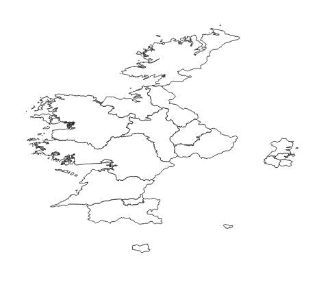 Ireland Adminstrative County, County City Administrative Boundaries Dataset
