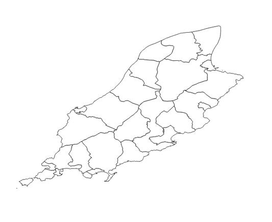 Isle of Man Administrative Divisions Boundaries Dataset