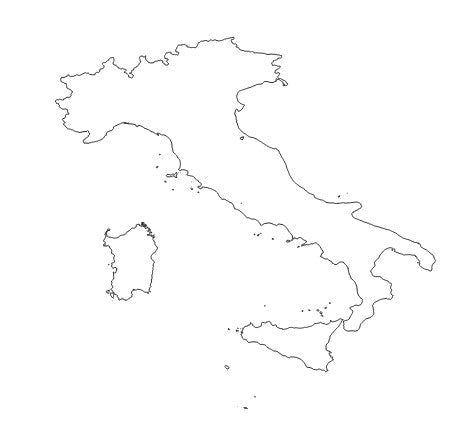 Italy Country (Paese) Administrative Boundaries Dataset