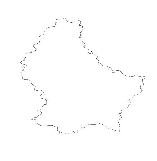 Luxembourg Country (Land) Administrative Boundaries Dataset
