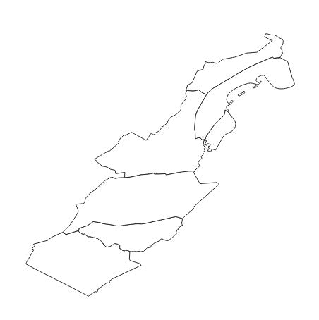 Monaco Administrative districts (Quartiers administratifs) Administrative Boundaries Dataset