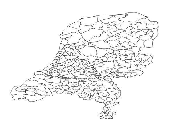 Netherlands Municipalities (Gemeenten) Administrative Boundaries Dataset