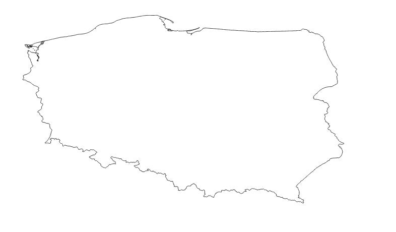 Poland Country (Kraj) Administrative Boundaries Dataset