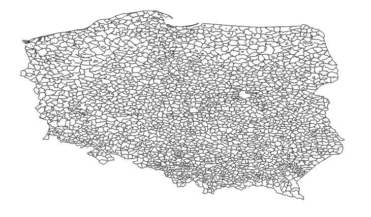 Poland Municipalities (Gminy) Administrative Boundaries Dataset