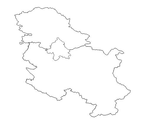 Serbia Autonomous provinces (АутоноMне покрајине) Administrative Boundaries Dataset