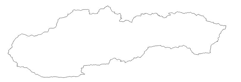 Slovakia Country (Krajina) Administrative Boundaries Dataset