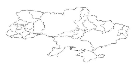 Ukraine Religious regions (Релігійні регіони) Administrative Boundaries Dataset