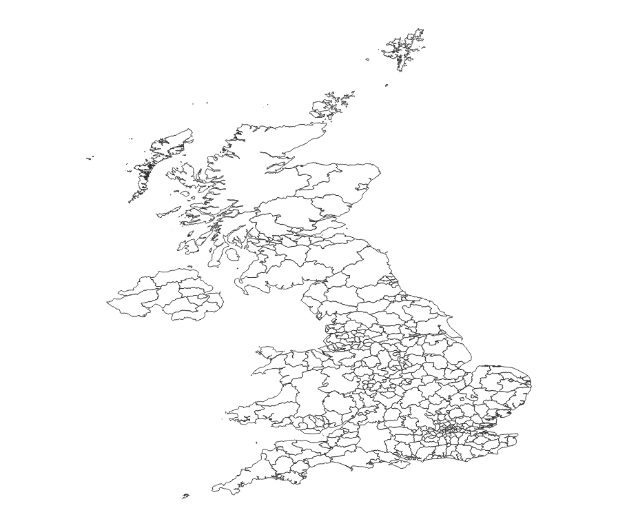 United Kingdom Administrative Boundaries Dataset – Geolocet