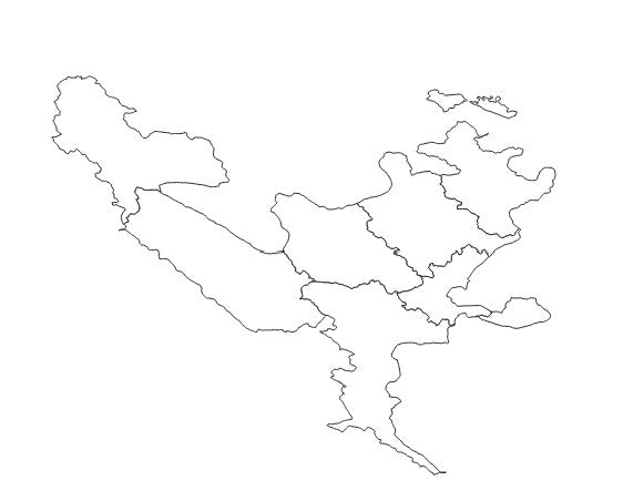 Bosnia and Herzegovina Federation of Bosnia and Herzegovina Cantons (Federacija Bosne i Hercegovine Cantons) Administrative Boundaries Dataset
