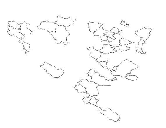 Bosnia and Herzegovina Cities (Grad) Administrative Boundaries Dataset