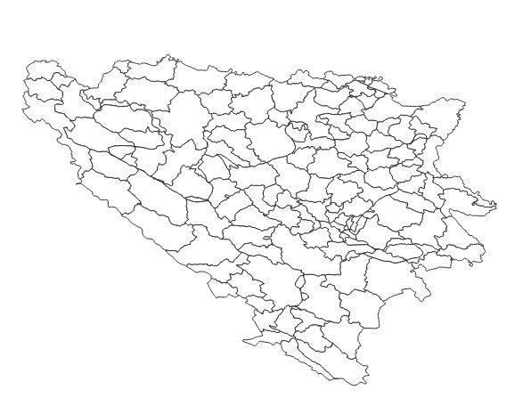Bosnia and Herzegovina - Administrative boundaries datasets